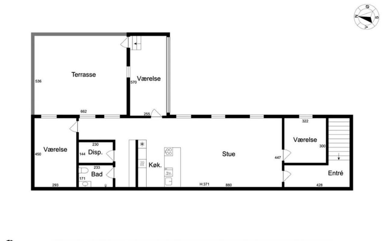 Central 3-Bedroom Apartment With Huge Terrace, Including Queen Size Beds Aalborg Esterno foto