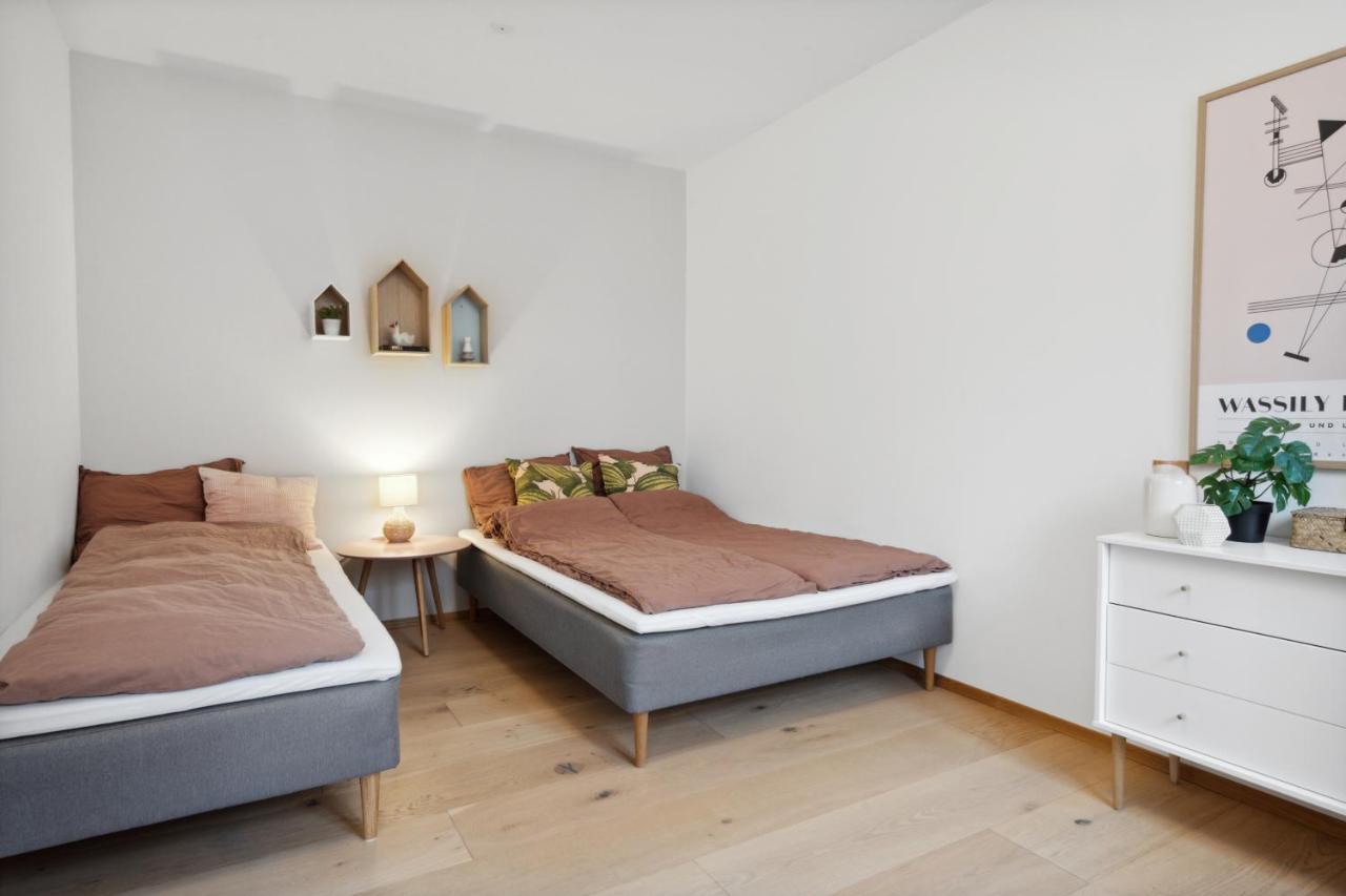 Central 3-Bedroom Apartment With Huge Terrace, Including Queen Size Beds Aalborg Esterno foto